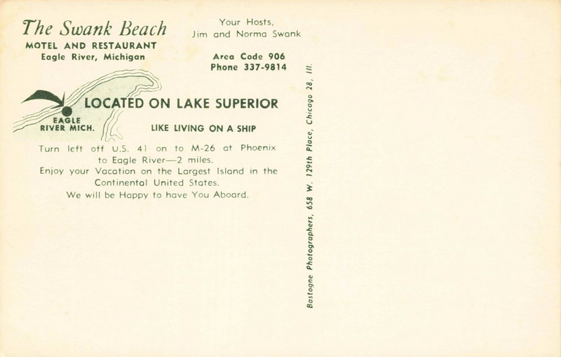 Eagle River Inn (New Swank Motel) - Vintage Postcard (newer photo)